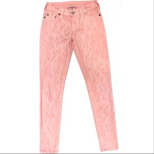 True Religion Pink  Ribbon awareness Jeans